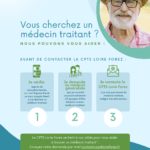 [NOUVEAU] Vous n’avez pas de médecin traitant ? La CPTS Loire Forez vous aide dans vos recherches !